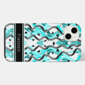 Gemustert iPhone Hülle (Rückseite (Horizontal))