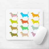 Gemustert-Jagdhundhunde Mousepad (Mit Mouse)
