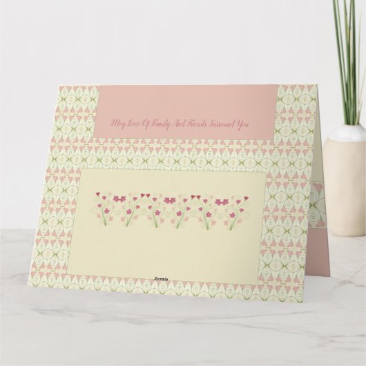 Gemustert Karte (Rückseite)