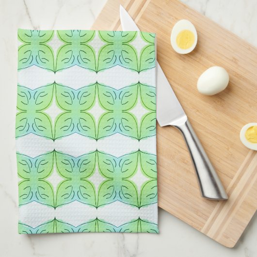 Gemustert Kitchen Teetuch Geschirrtuch (Viertel Falte)