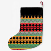 Gemustert Kleiner Weihnachtsstrumpf (Rückseite)