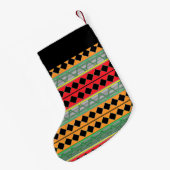 Gemustert Kleiner Weihnachtsstrumpf (Rückseite (Hängend))