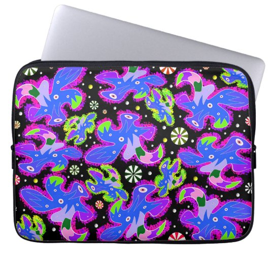 Gemustert Laptopschutzhülle (Vorderseite)