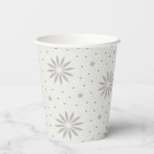 Gemustert Pappbecher (Rückseite)