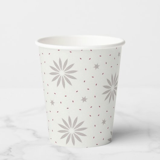 Gemustert Pappbecher (Rückseite)