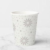 Gemustert Pappbecher (Vorderseite)