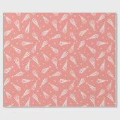 Gemustert Pink Weihnachtsbaumen Geschenkpapier (Flach)