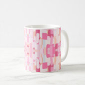Gemustert rosa kaffeetasse (VorderseiteRechts)