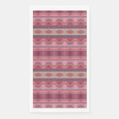 Gemustert rosa serviette (Vorderseite)