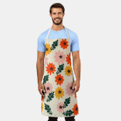 Gemustert Schürze (Getragen)