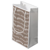 gemustert schwenken kleine geschenktüte (Rückseite Schrägansicht)