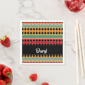 Gemustert Serviette (Beispiel)