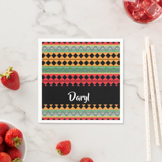 Gemustert Serviette (Beispiel)