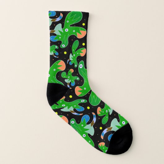 Gemustert Socken (Links - Innen)