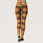 Gemustert Sunset Plaza Marina 2584 Leggings (Rückseite)