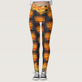 Gemustert Sunset Plaza Marina 2584 Leggings (Vorderseite)