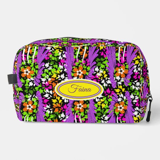 Gemustert Waschbeutel (Vorderseite)