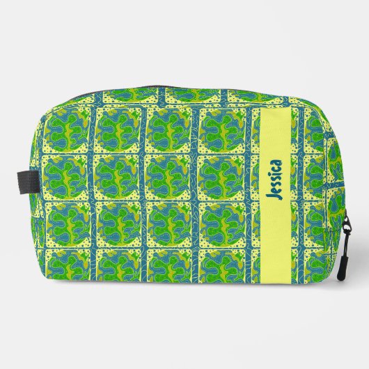 Gemustert Waschbeutel (Vorderseite)