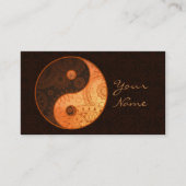 Gemustert Yin Yang Gold ID325 Visitenkarte (Vorderseite)