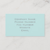 Gemustert Yin Yang Red and Blue ID325 Visitenkarte (Rückseite)