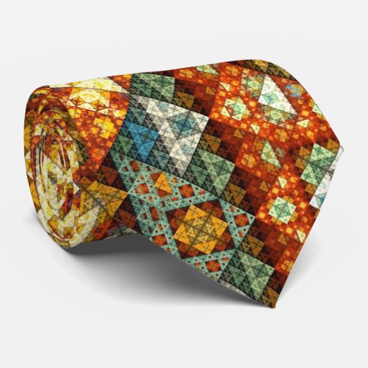 Gemusterte ägyptische Krawatte (Gerollt)