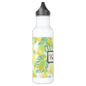 Gemusterte Ananas Tropical Edelstahlflasche (Links)
