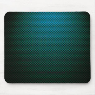 Gemusterte, aquamarine Russ-Faser Mousepad