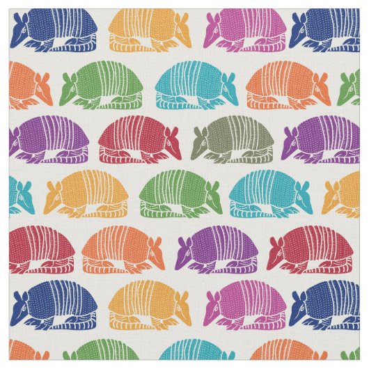 Gemusterte Armadillos Stoff (Nahaufnahme)
