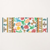 Gemusterte Aztekenmatte Yogamatte (Vorderseite (Horizontal))