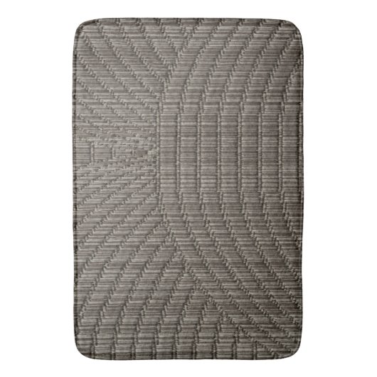 Gemusterte Bath Mat Badematte (Vorderseite Vertikal)