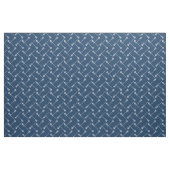 Gemusterte blaue Lacrosse-Sticks Stoff (Fat Quarter (45,7 x 55,9 cm))