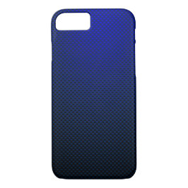 Gemusterte Blue Black Carbon Case-Mate iPhone Hülle
