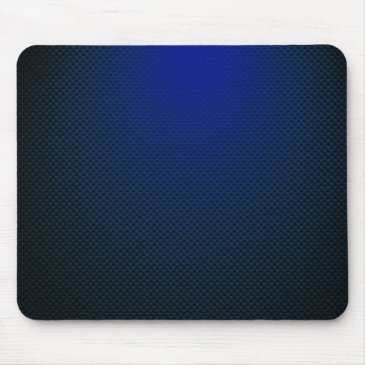 Gemusterte Blue Black Carbon Mousepad (Vorne)