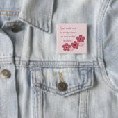 Gemusterte Blume der von Gott erschaffenen Mütter, Button (Beispiel)