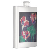 Gemusterte Blume Flachmann (Rechts)