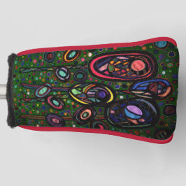 Gemusterte Blume Golf Headcover