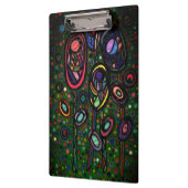 Gemusterte Blume Klemmbrett (Links)