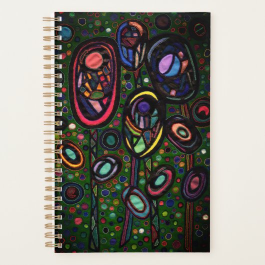 Gemusterte Blume Planer (Vorderseite)