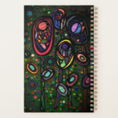 Gemusterte Blume Planer (Rückseite)