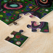 Gemusterte Blume Puzzle (Seite)