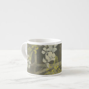 Gemusterte Blüten-Niederlassung I Espressotasse