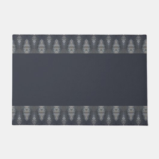 Gemusterte braune Fußbodenmatte Fußmatte (Vorderseite)
