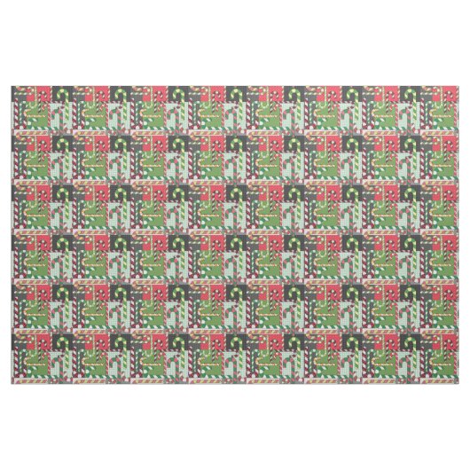 Gemusterte Candy Canes Stoff (Yard (91,4 cm))