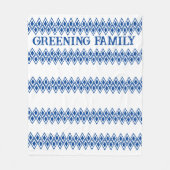 Gemusterte Decke (Vorderseite)