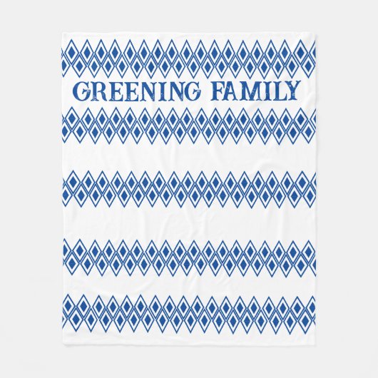 Gemusterte Decke (Vorderseite)