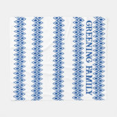 Gemusterte Decke (Vorderseite (Horizontal))