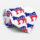 Gemusterte demokratische Krawatte (Gerollt)