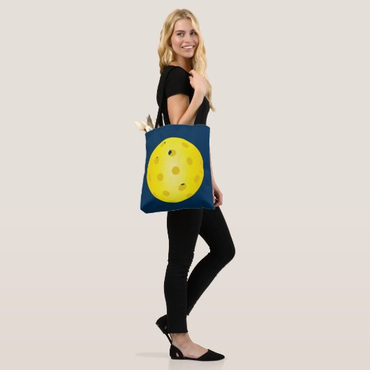 Gemusterte Doppelkleball-Tasche Tasche (Am Model)