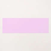 Gemusterte Eleganz in rosa Monogramm Yogamatte (Rückseite (Horizontal))