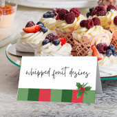 Gemusterte Faltenkost, Getränke oder Platzkarten